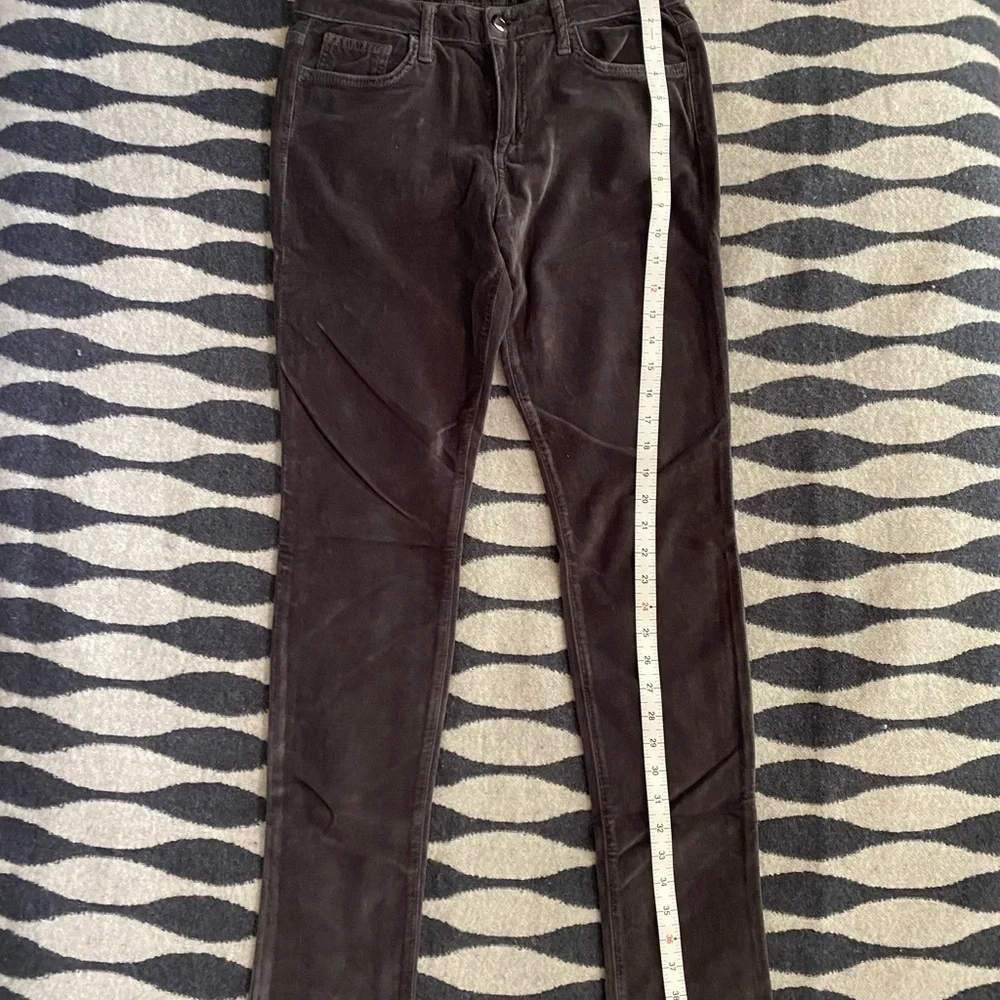 VTG Joe's Jeans Fit Skinny Vionaire Velvet Pinwale Corduroy Charcoal Size 28 - Picture 4 of 12